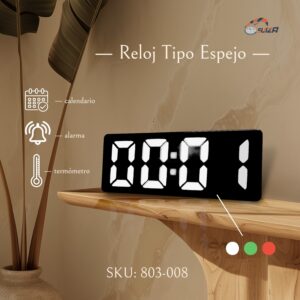 Reloj de pared digital DS-3821L